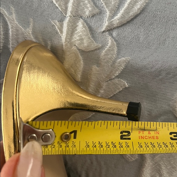 Paul Andrew Black suede and Gold Mules - Picture 5 of 10